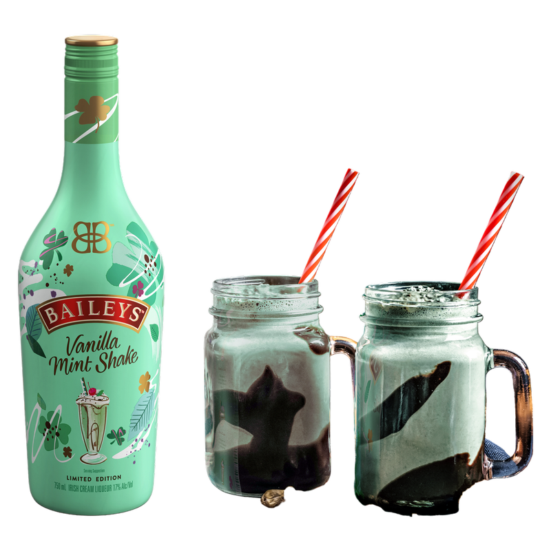 Baileys Vanilla Mint Shake Irish Cream Liqueur 750ml (34 Proof)