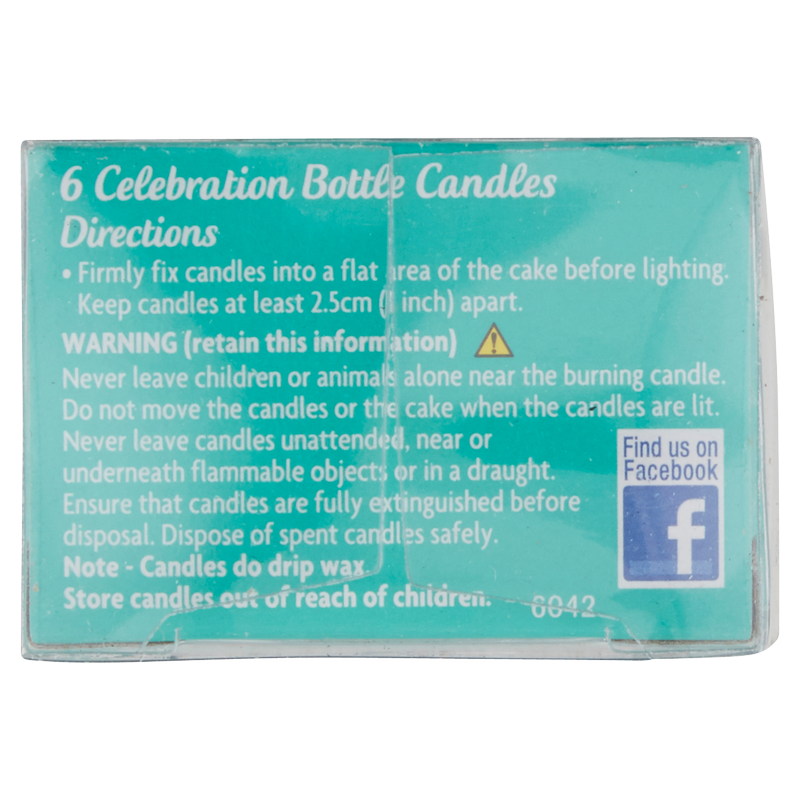 Dr. Oetker Celebration Candles, 6pcs