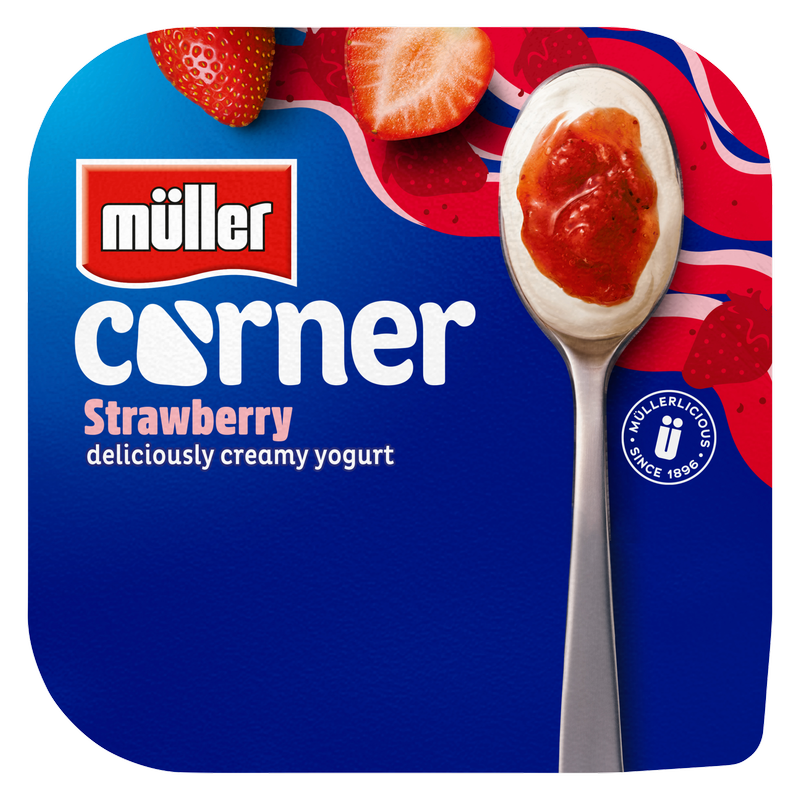 Muller Corner Strawberry Yogurt, 136g