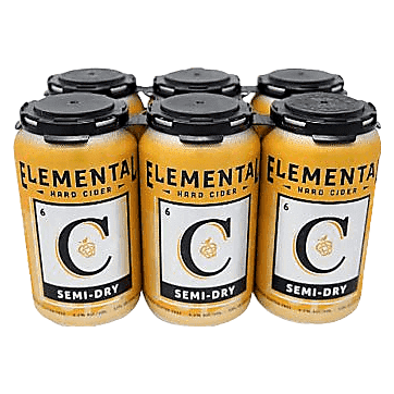 Elemental Carbon Semi-Dry Cider 6pk 12oz Can
