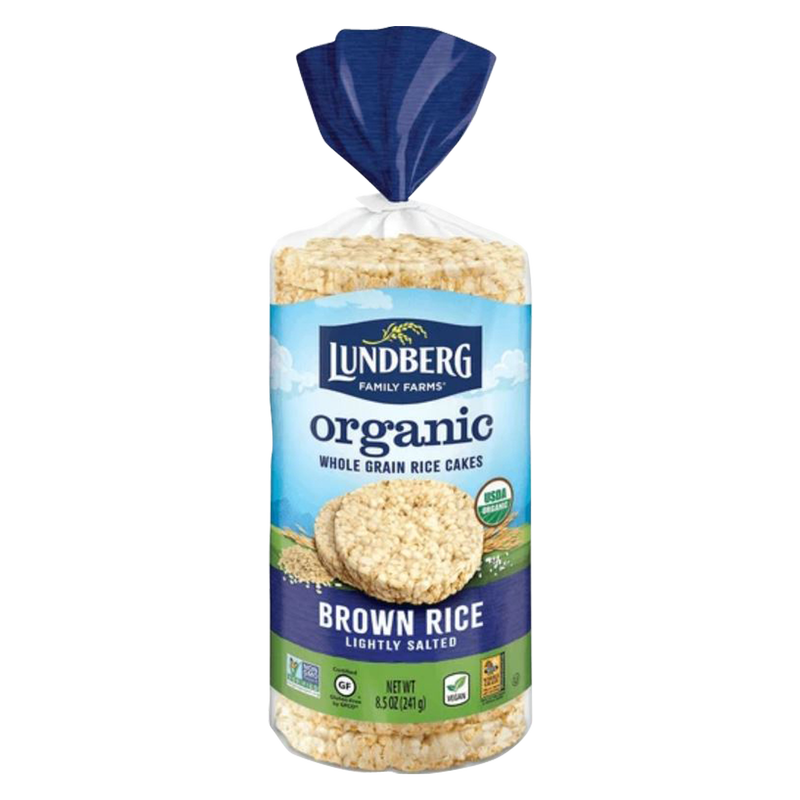 Lundberg Family Farms Lightly Salted Organic Brown Rice Cakes 8.5oz bag