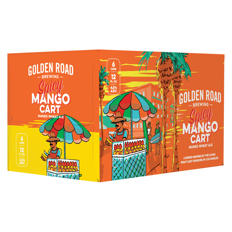 Golden Road Brewing Spicy Mango Cart 6pk 12oz Can