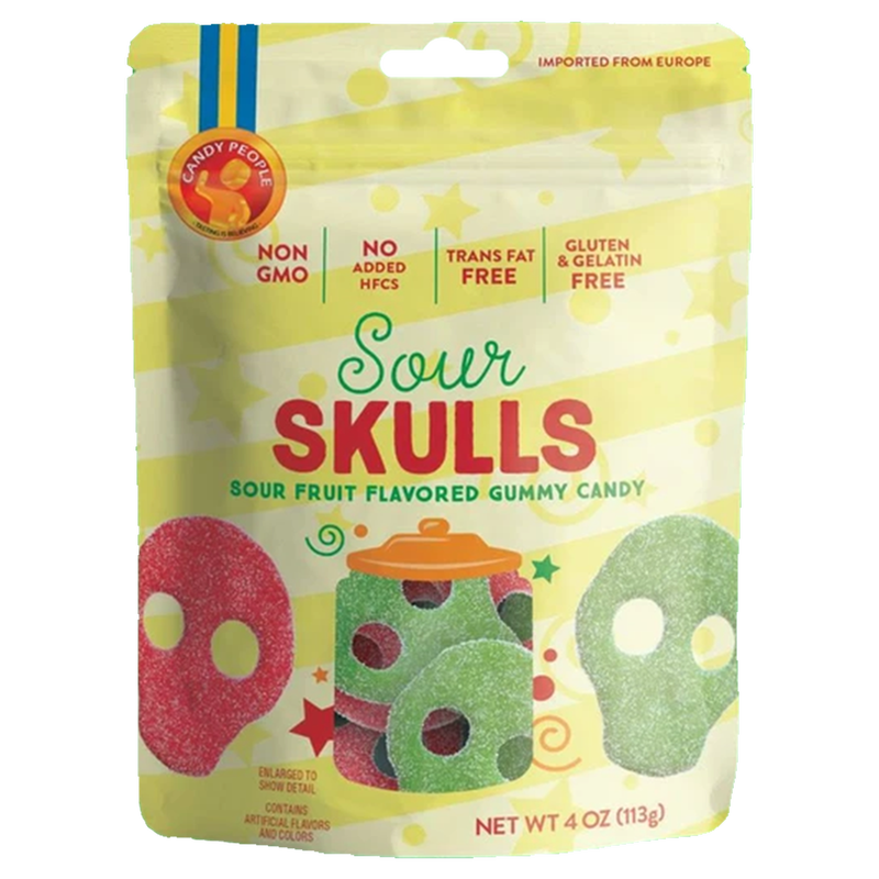 Candy People Sour Skulls 4oz