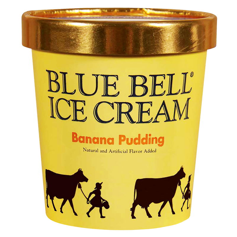 Blue Bell Banana Pudding Ice Cream 16oz - Delivered In As Fast As 15 Minutes