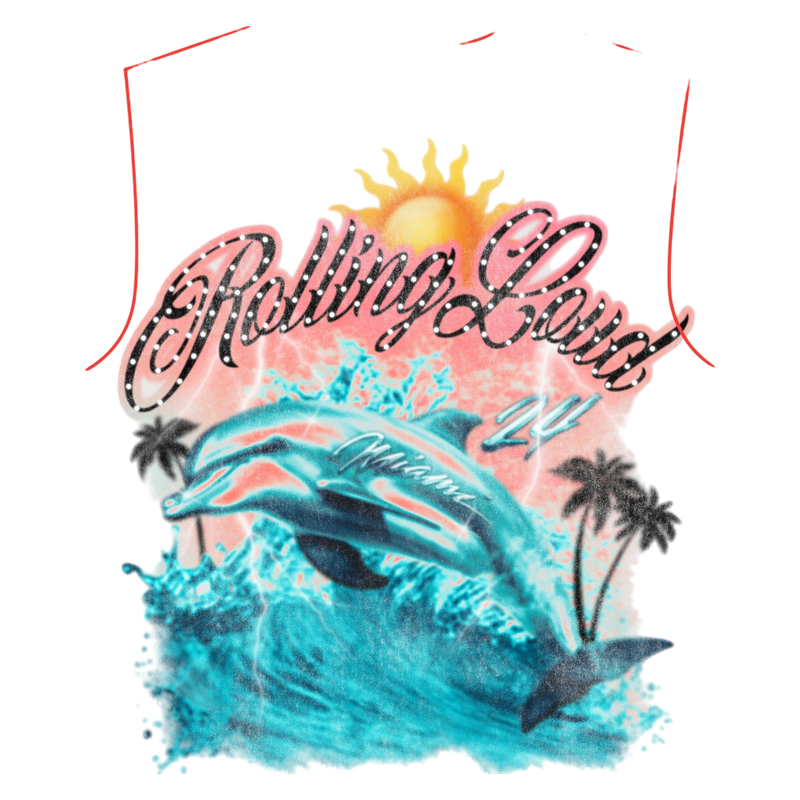 Rolling Loud Miami 24 Splash Tee-Large