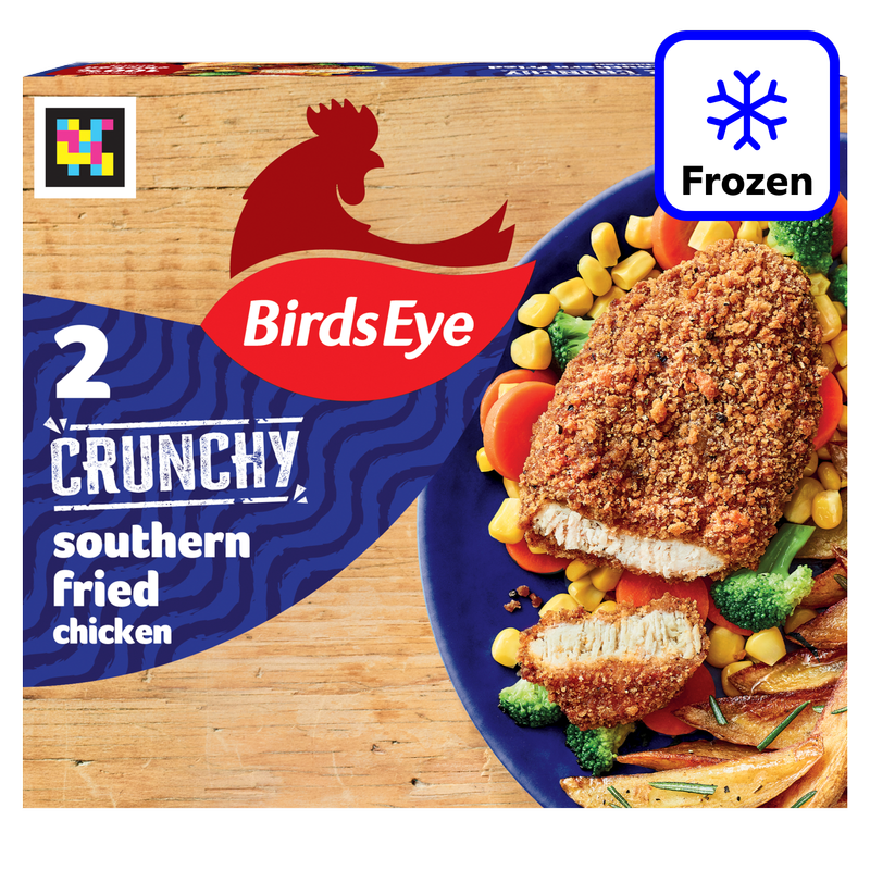 Birds Eye 2 Southern Fried Chicken in Breadcrumbs, 180g