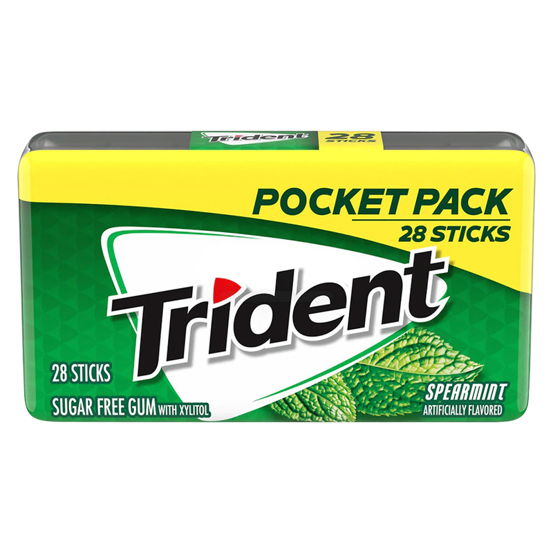 Trident Spearmint Gum 28ct