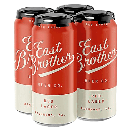 East Brother Beer Co. Red Lager 4pk 16oz Can