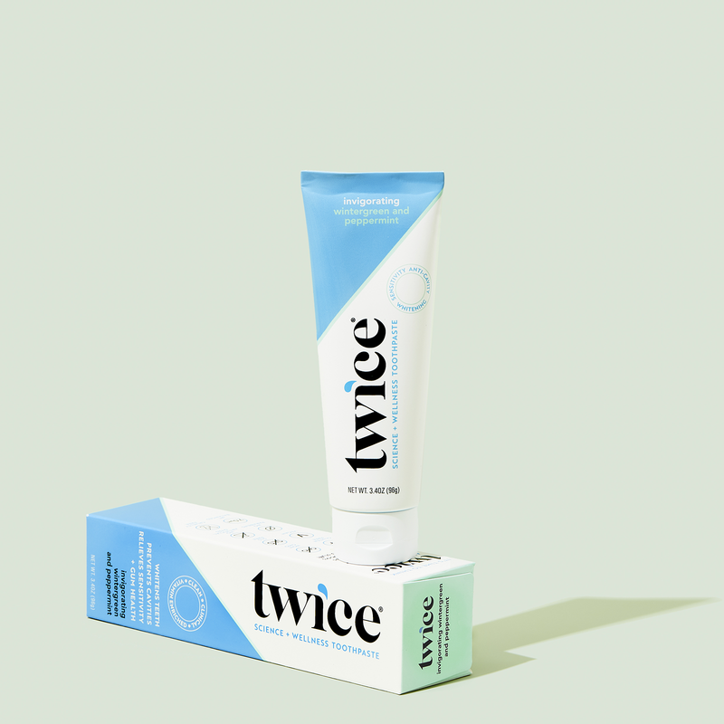 Twice Invigorating Wintergreen & Peppermint Oral Wellness Toothpaste 3.4oz