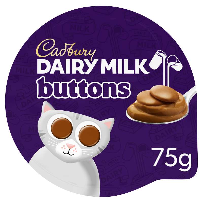 Cadbury Dairy Milk Buttons Chocolate Dessert, 75g