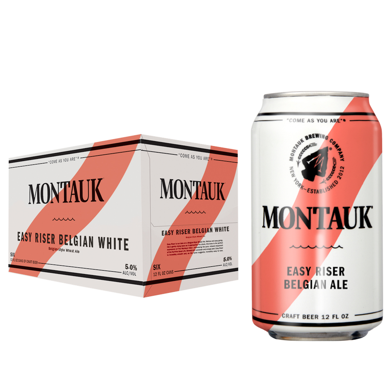 Montauk Easy Riser Belgian White 6pk 12oz Can 5.0% ABV