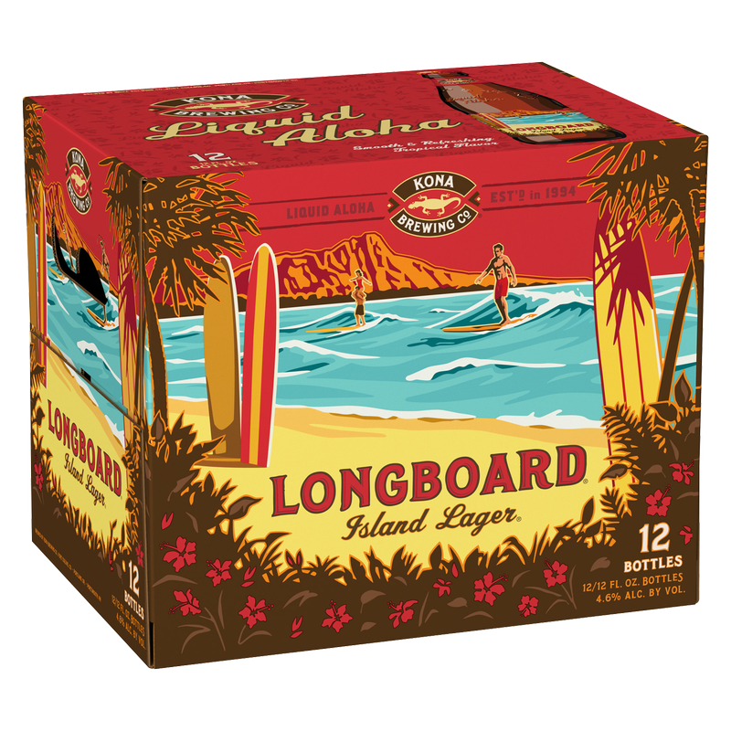 Kona Longboard Island Lager 12pk 12oz Btl 4.6% ABV