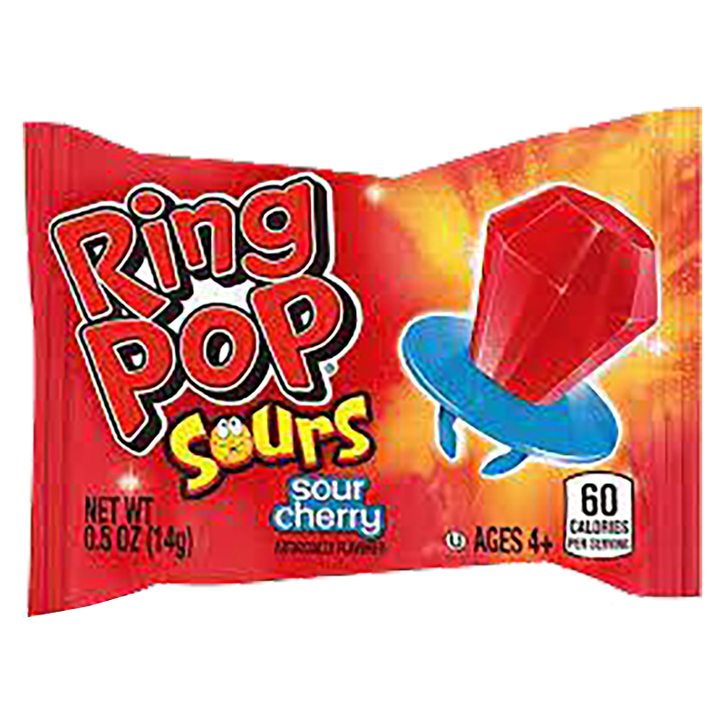 Ring Pop Sour Cherry 1ct