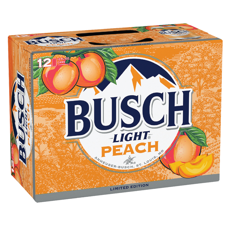 Busch Light Peach 12pk 12oz Can 4.1% ABV