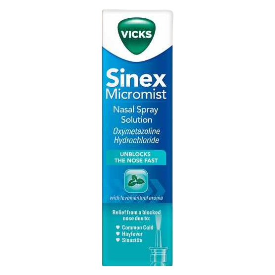 Vicks Sinex Micromist Aqueous Nasal Spray Solution, 15ml