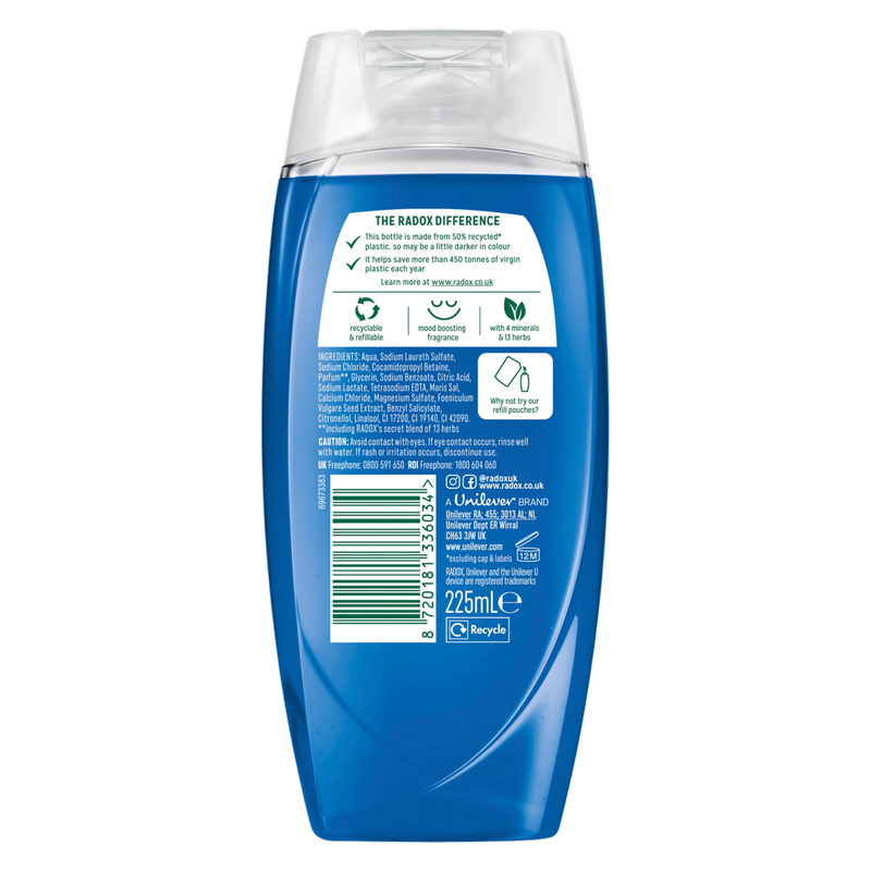 Radox Shower Gel Feel Awake, 225ml