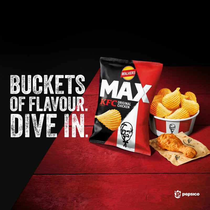 Walkers Max KFC Original Chicken Crisps, 140g