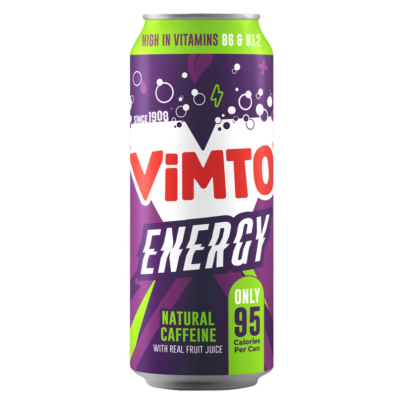 Vimto Original Real Fruit Energy Drink, 500ml