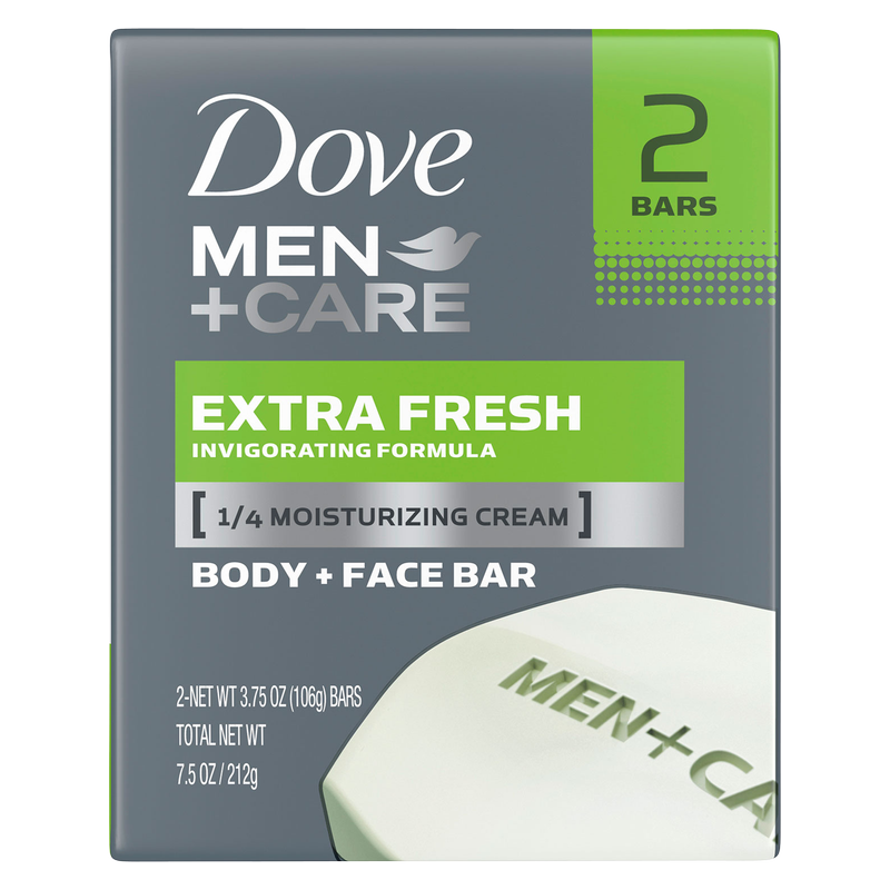 Dove Men Extra Fresh Bar 2ct