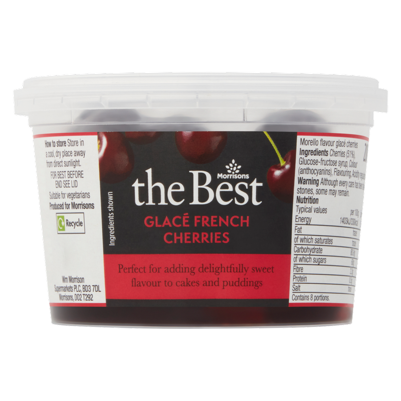 Morrisons The Best Glacé French Cherries, 200g