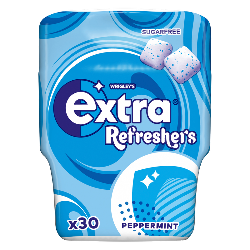 Wrigley's Extra Peppermint Gum, 30pcs