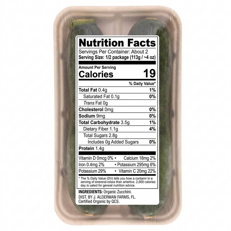 Oragnic Zucchini Squash - 2ct