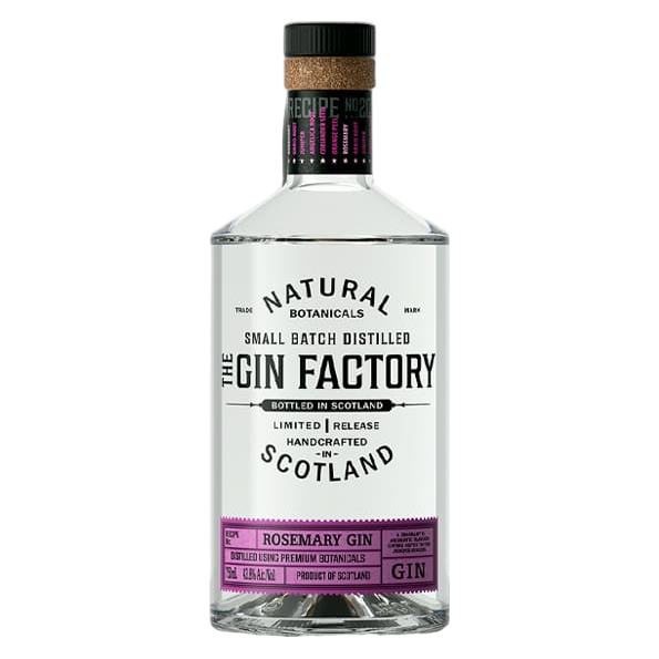 The Gin Factory Rosemary Gin 750ml (87.6 Proof)