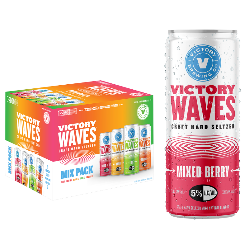 Victory Waves Craft Hard Seltzer Variety 12pk 12oz Cans 5.0% ABV