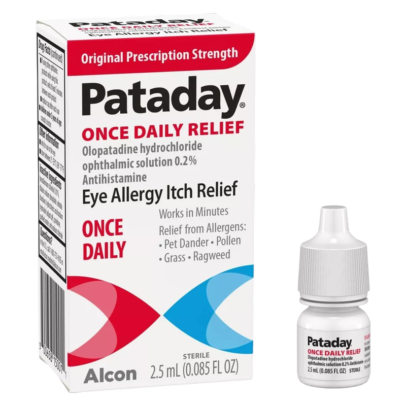 Pataday Once Daily Relief Allergy Eye Drops, 2.4Ml