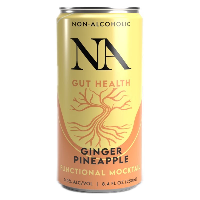 NA Gut Health Ginger Pineapple 8.4oz Can