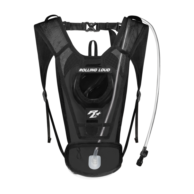 Rolling Loud Black Clear Hydration Bag