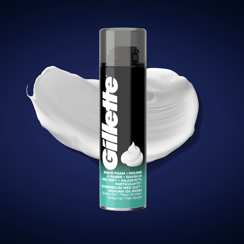 Gillette Classic Sensitive Skin Shaving Foam, 200ml