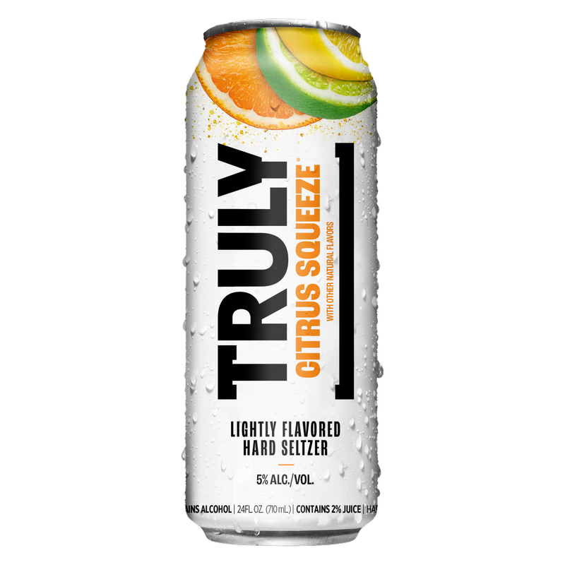 Truly Citrus Squeeze 24oz Can 5% ABV