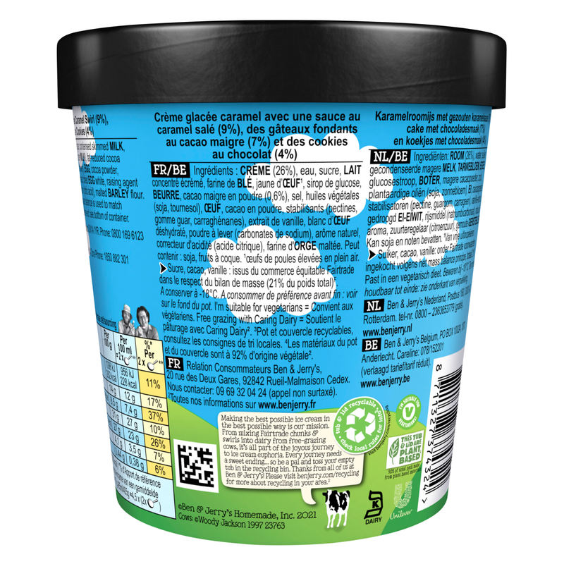 Ben & Jerry's Caramel Brownie Party, 465ml