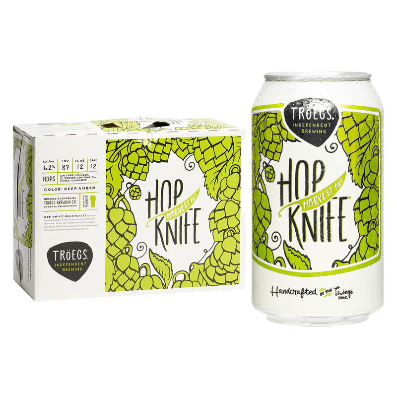 Troegs Hop Knife Harvest Ale 12 Pack Cans