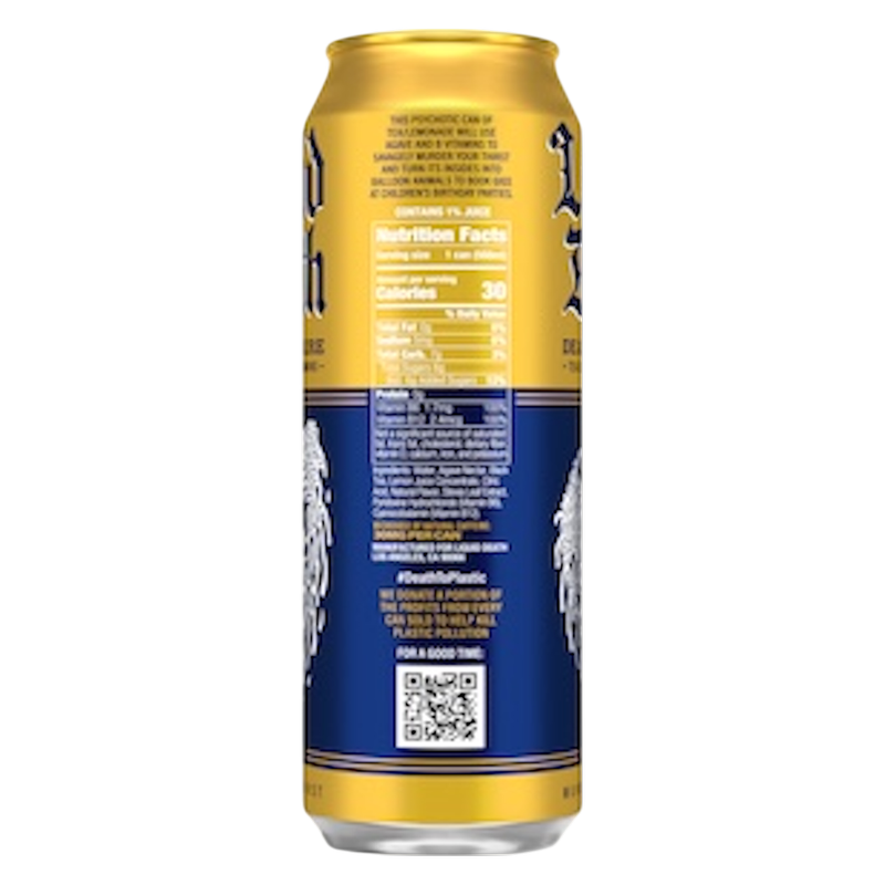 Liquid Death Iced Tea Dead Billionaire 19.2 oz. Can