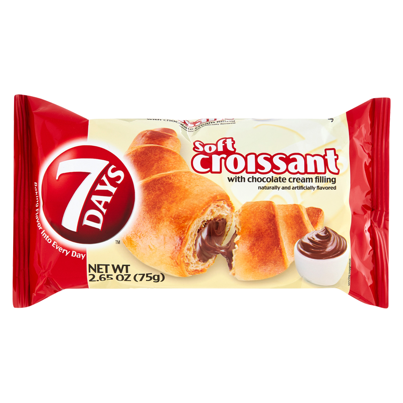 7 Days Soft Croissant with Chocolate Cream Filling 2.65oz