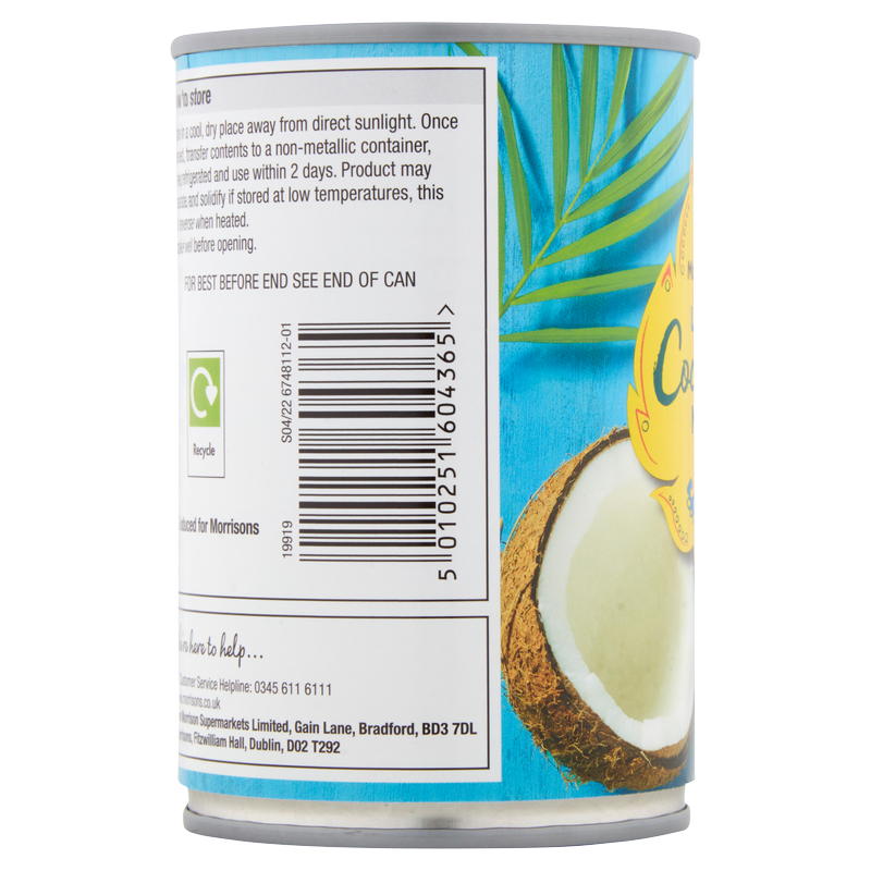 Morrisons Reduced Fat Coconut Milk, 400ml