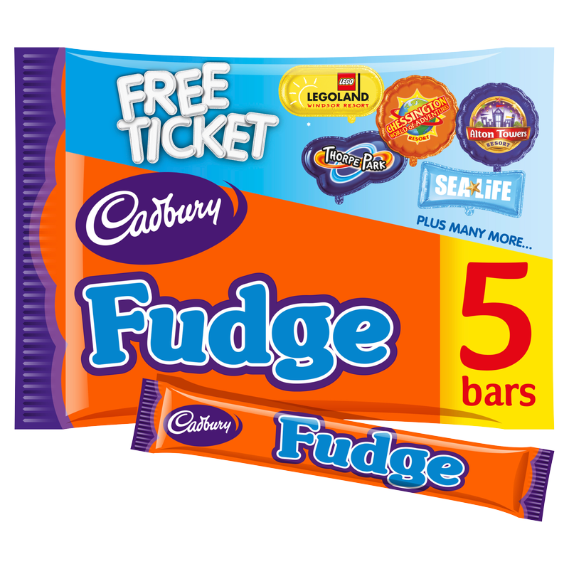 Cadbury Fudge, 5 x 24g