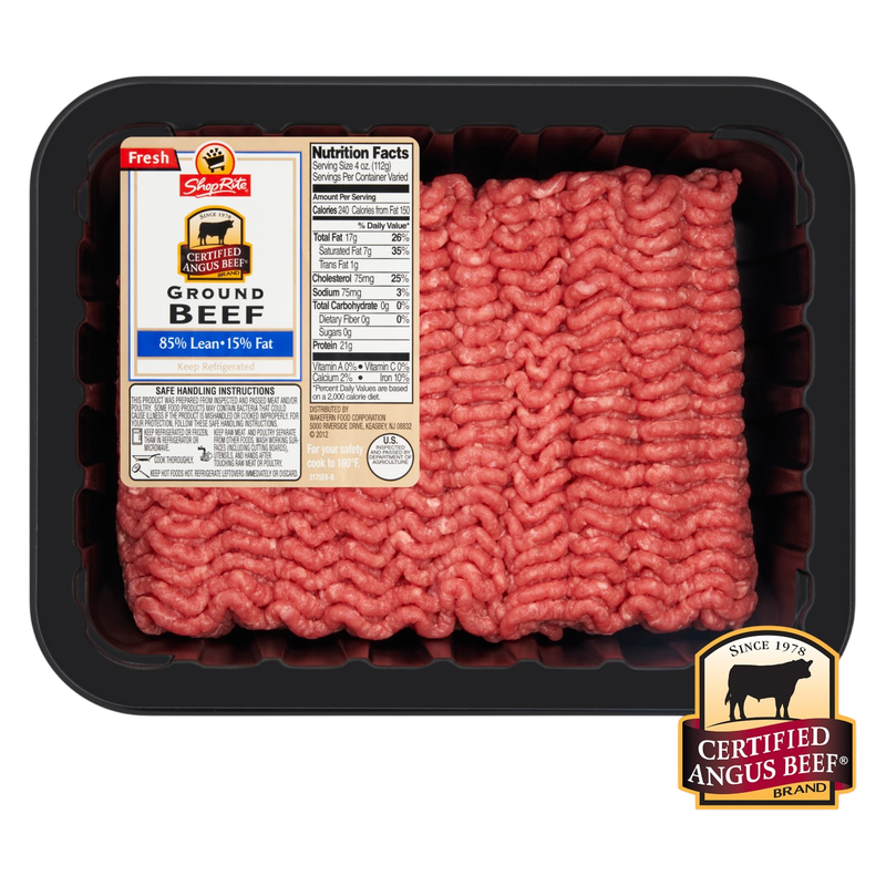 Bowl & Basket Certified Angus 85% Ground Beef - 1lb
