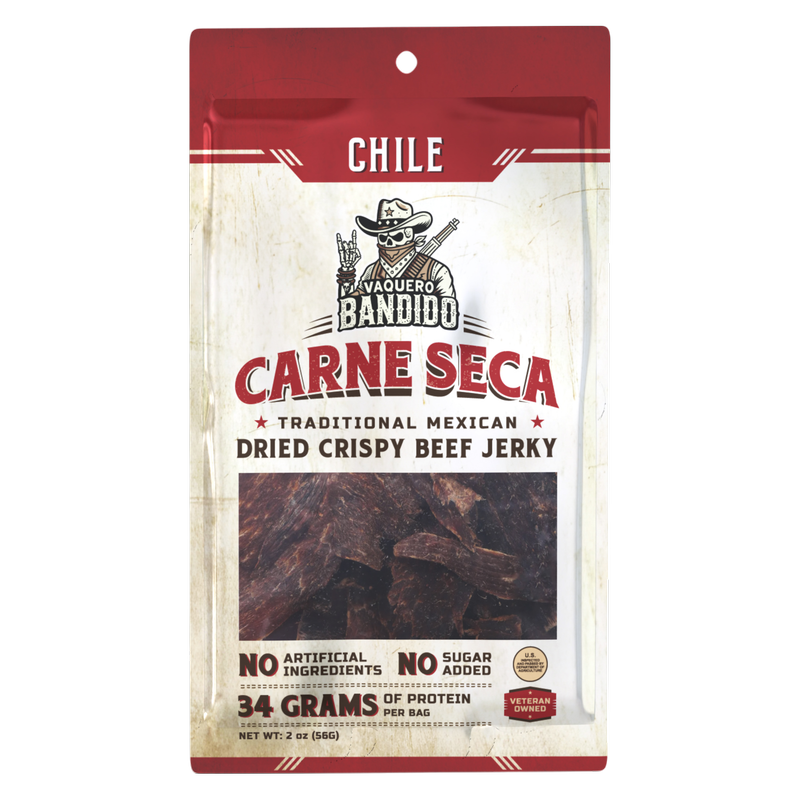 Vaquero Bandido Chile Carne Seca, 2oz