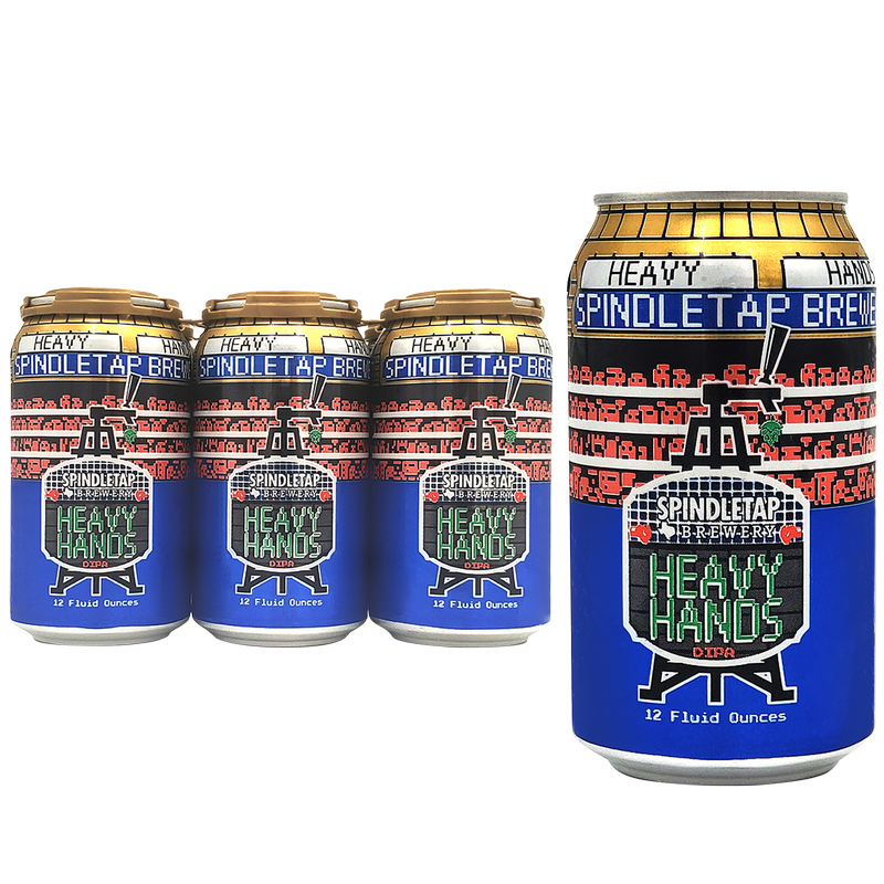 SpindleTap Heavy Hands Hazy IPA 6pk 12oz Can 8.0% ABV