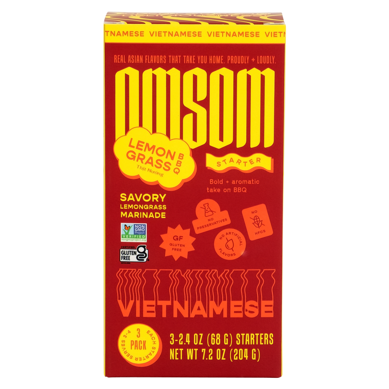 Omsom Vietnamese Lemongrass BBQ Starter 3-Pack