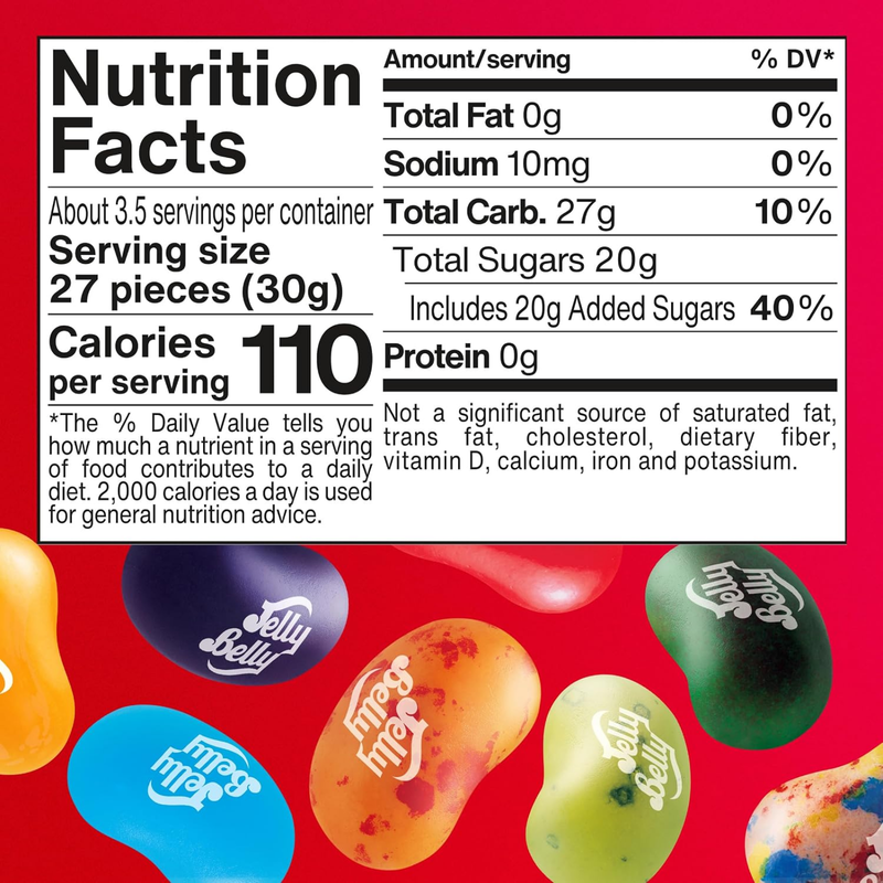 Jelly Belly Signature Stand Up Bag, 100g