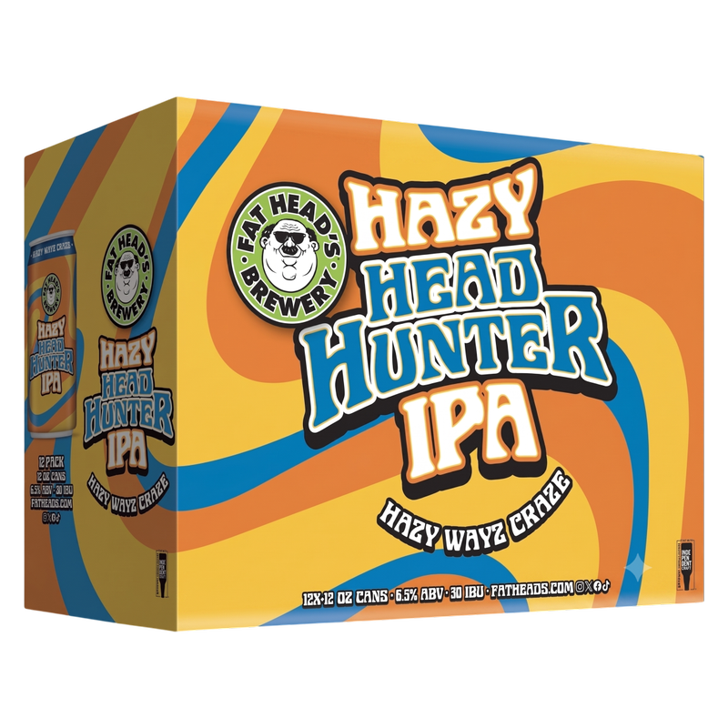 Fat Heads Hazy Head Hunter IPA 12pk 12oz Can