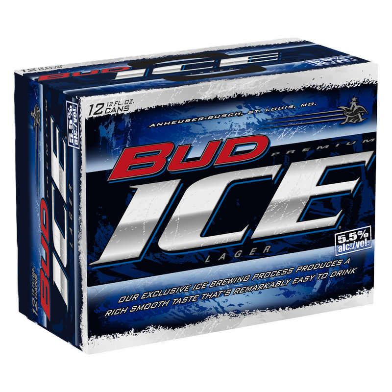 Bud Ice 12pk 12oz Can 5.5% ABV