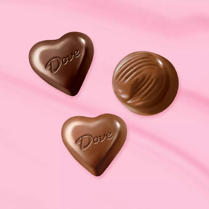 Dove Assorted Chocolates Heart Tin - 8.55oz