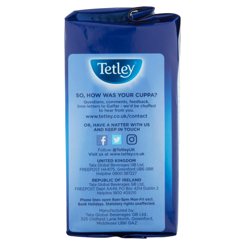 Tetley 40 Original Tea Bags, 125g