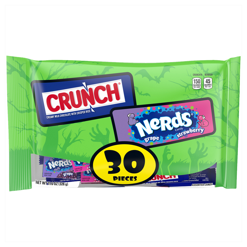 Nerds Grape & Strawberry and Crunch Bar Minis 30ct Bag