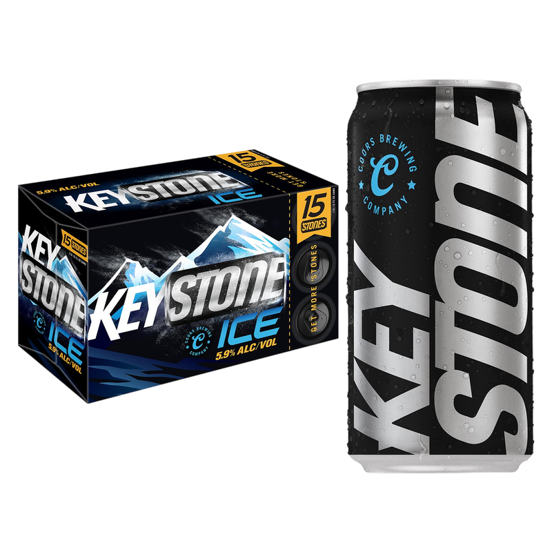 Keystone Ice 15pk 12oz Can 5.9% ABV